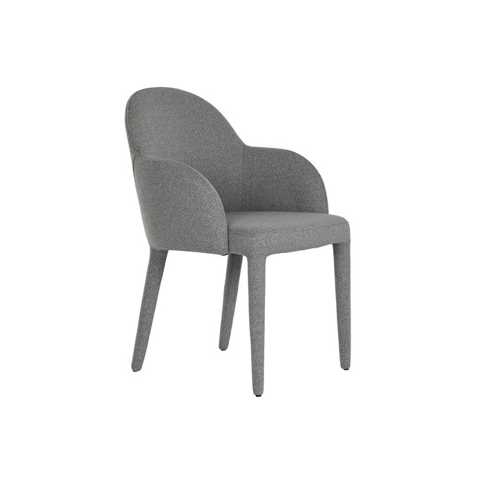 DKD Home Decor Silla de Metal y Poliéster Gris DKD Home Decor Silla de Metal y Poliéster Gris