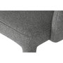DKD Home Decor Silla de Metal y Poliéster Gris