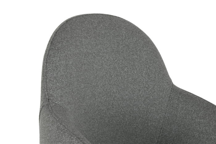 DKD Home Decor Silla Moderna Gris Metal Poliester 63 x 86 x 59 cm