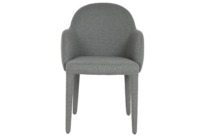 DKD Home Decor Silla Moderna Gris Metal Poliester 63 x 86 x 59 cm