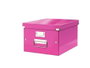 Leitz Caja de Almacenamiento Click&Store Mediana Fucsia 16L