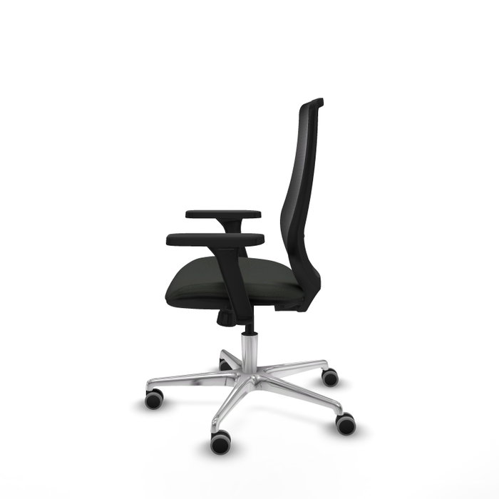 PIQUERAS Y CRESPO Silla de oficina Mardos con Mecanismo Sincro y Brazos 3D Negro