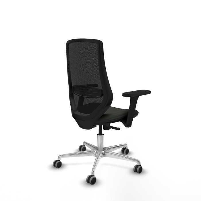 PIQUERAS Y CRESPO Silla de oficina Mardos con Mecanismo Sincro y Brazos 3D Negro
