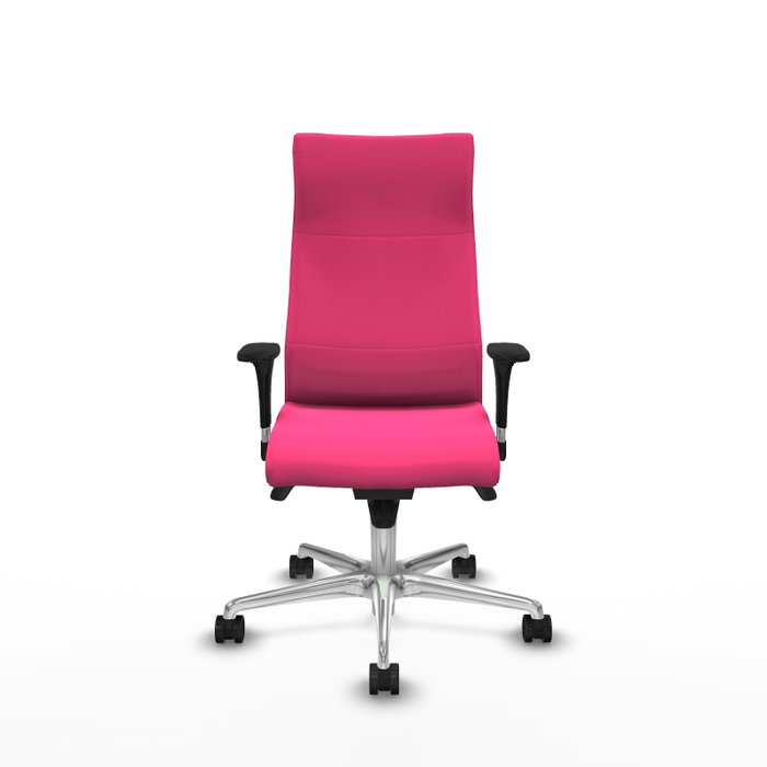PIQUERAS Y CRESPO Sillón Albacete Rosa con Mecanismo Sincro y Base de Aluminio PIQUERAS Y CRESPO Sillón Albacete Rosa con Mecanismo Sincro y Base de Aluminio