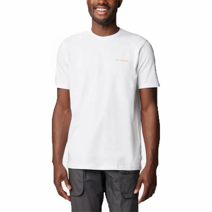 Camiseta de Manga Corta Hombre Columbia Explorers Canyon™ Blanco Camiseta de Manga Corta Hombre Columbia Explorers Canyon™ Blanco