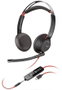Poly Blackwire 5200 Series Auriculares Stereo USB Type-C y 3.5 mm con DSP