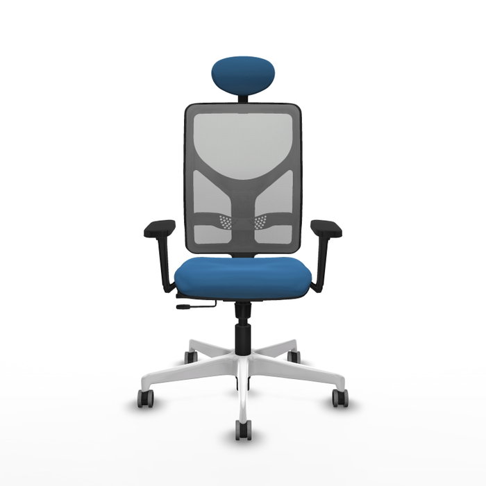 PIQUERAS Y CRESPO Silla de oficina Motilla Azul claro y Gris PIQUERAS Y CRESPO Silla de oficina Motilla Azul claro y Gris