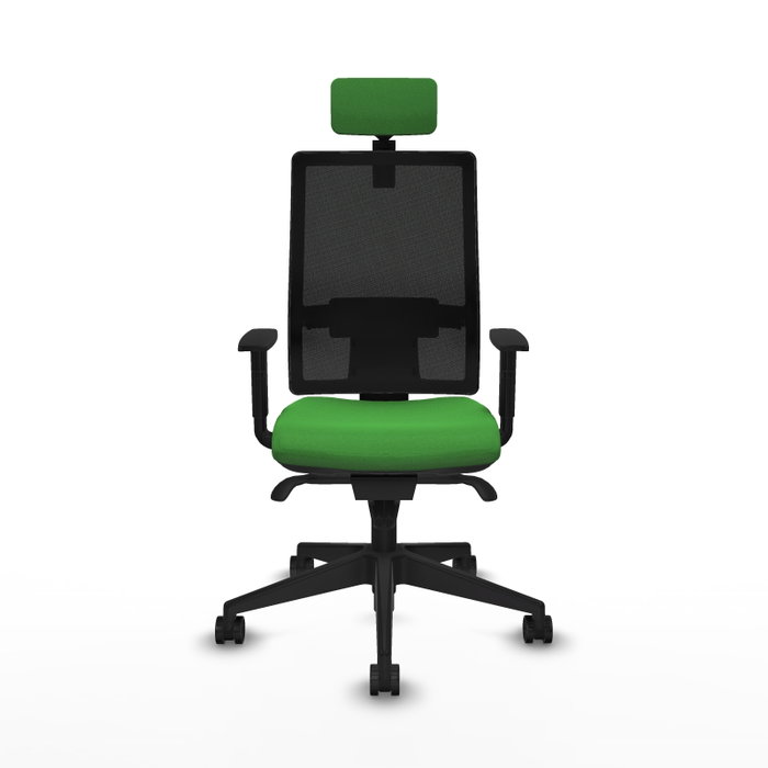 PIQUERAS Y CRESPO Silla de oficina Horna con mecanismo Sincro, Verde y Negro PIQUERAS Y CRESPO Silla de oficina Horna con mecanismo Sincro, Verde y Negro