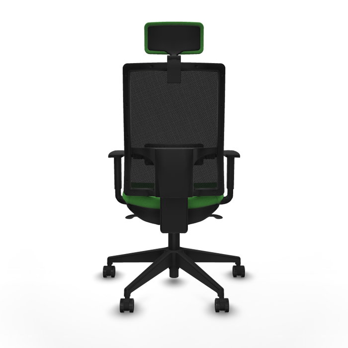 PIQUERAS Y CRESPO Silla de oficina Horna con mecanismo Sincro, Verde y Negro PIQUERAS Y CRESPO Silla de oficina Horna con mecanismo Sincro, Verde y Negro