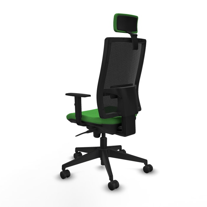 PIQUERAS Y CRESPO Silla de oficina Horna con mecanismo Sincro, Verde y Negro PIQUERAS Y CRESPO Silla de oficina Horna con mecanismo Sincro, Verde y Negro