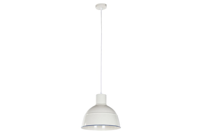 DKD Home Decor Lámpara de Techo de Metal Blanco 32,5x32,5x30 cm