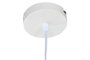 DKD Home Decor Lámpara de Techo de Metal Blanco 32,5x32,5x30 cm