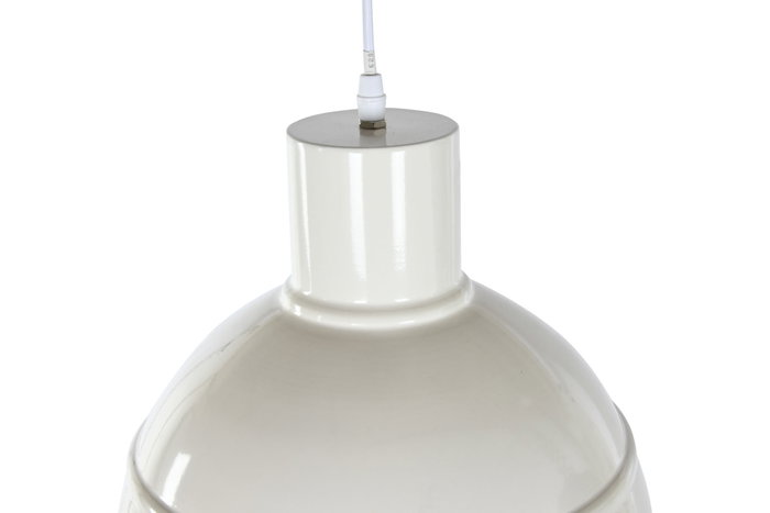 DKD Home Decor Lámpara de Techo de Metal Blanco 32,5x32,5x30 cm