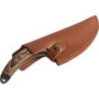 Zassenhaus Cuchillo de Cocina Ranger 15 cm con Mango de Pakkawood y Funda con Lazo de Plata/Marrón