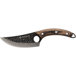 Zassenhaus Cuchillo de Cocina Ranger 15 cm con Mango de Pakkawood y Funda con Lazo de Plata/Marrón