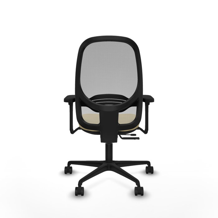 PIQUERAS Y CRESPO Silla de oficina Cilanco con mecanismo Sincro/Traslack, Crema y Gris PIQUERAS Y CRESPO Silla de oficina Cilanco con mecanismo Sincro/Traslack, Crema y Gris