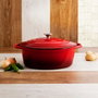 Bidasoa Cocotte Hierro Fundido Esmaltado Fierro Rojo 4,3 L (2 Unidades)