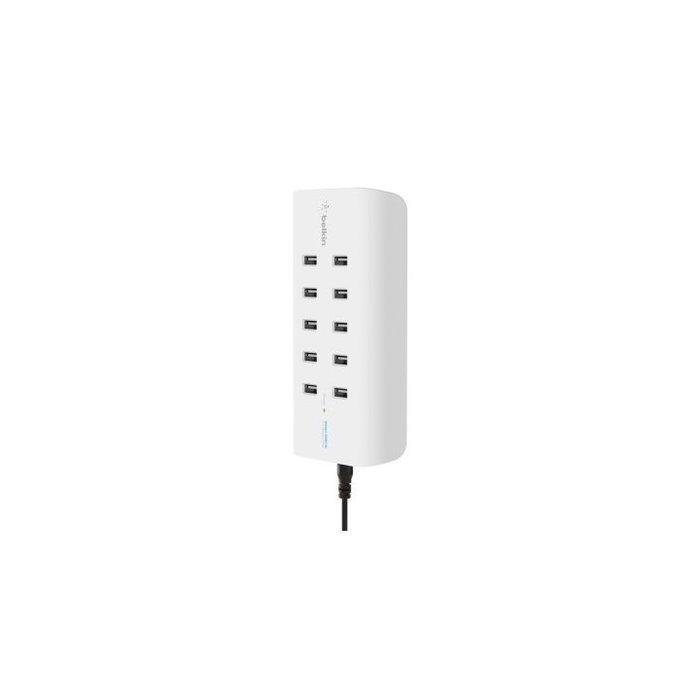 Belkin Rockstar Estación de Carga USB 10 Puertos 120W Blanco