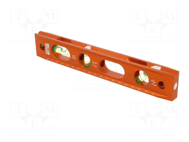 BAHCO Nivel de Aluminio de 230 mm con Soporte Magnético