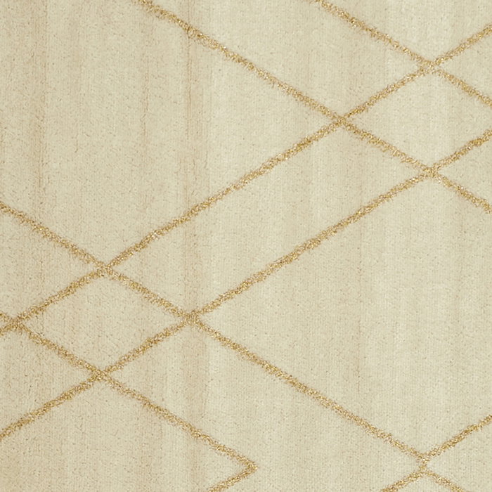 Home Deco Factory Alfombra Londres 150x200 cm con líneas doradas, diseño moderno para salón