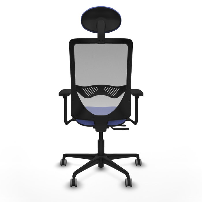 PIQUERAS Y CRESPO Silla de oficina Zulema con mecanismo Sincro/Traslack, Azul claro y Gris PIQUERAS Y CRESPO Silla de oficina Zulema con mecanismo Sincro/Traslack, Azul claro y Gris