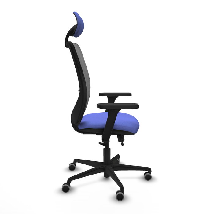 PIQUERAS Y CRESPO Silla de oficina Zulema con mecanismo Sincro/Traslack, Azul claro y Gris PIQUERAS Y CRESPO Silla de oficina Zulema con mecanismo Sincro/Traslack, Azul claro y Gris