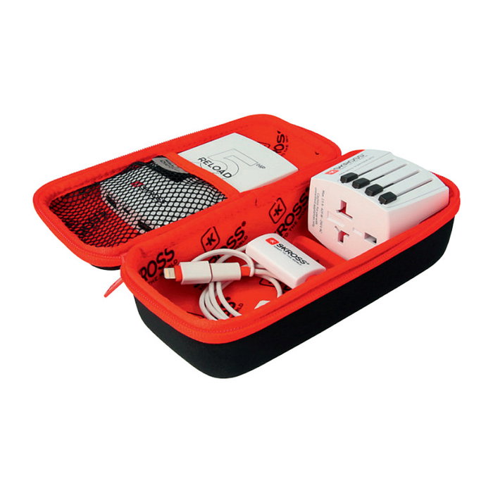 SKROSS Power Case Negro y Rojo