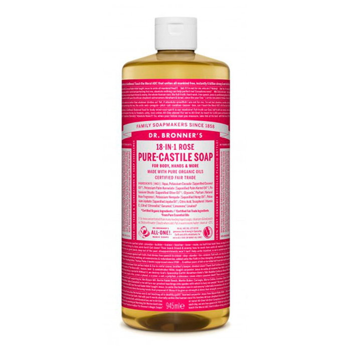 DR. BRONNER´S Jabón Líquido Rosas 945ml DR. BRONNER´S Jabón Líquido Rosas 945ml