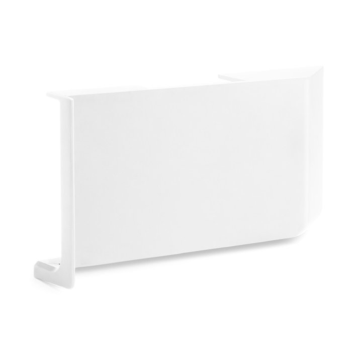 INDAUX Scarpi-4 Tapa Plástico Mano Izquierda Blanco / Antracita Acabado Blanco