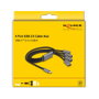 DeLOCK Concentrador 4 Puertos USB 2.0 con Conector USB Type-C 60 cm