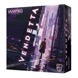 World of Darkness - Vampiro: La Mascarada Vendetta (Juego de Mesa de Cartas), Editorial Horrible Games, 3-6 Jugadores, 14+, 7 Clanes, 30 Min, Español