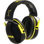 uvex Protección auditiva de cápsula K2 Negro/Amarillo