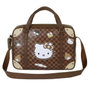 Karactermania Bolso para Portátil Hello Kitty Squares Marrón