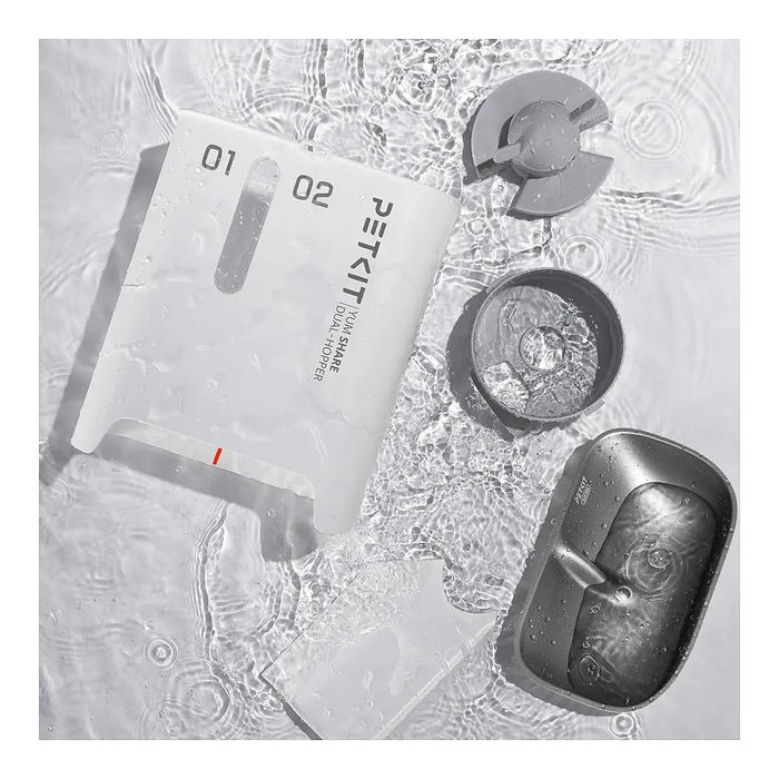 Petkit YumShare Dual-Hopper Comedero Automático para Mascotas con Cámara, Blanco, ABS, Interior, CE, Universal Petkit YumShare Dual-Hopper Comedero Automático para Mascotas con Cámara, Blanco, ABS, Interior, CE, Universal