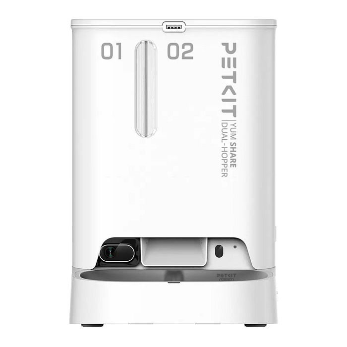 Petkit YumShare Dual-Hopper Comedero Automático para Mascotas con Cámara, Blanco, ABS, Interior, CE, Universal Petkit YumShare Dual-Hopper Comedero Automático para Mascotas con Cámara, Blanco, ABS, Interior, CE, Universal