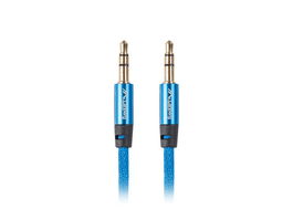 Lanberg CA-MJMJ-10CU-0030-BL Cable Minijack 3.5 mm Macho a Macho, 3m, Azul