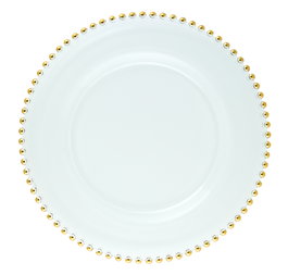 Le coq Plato Cristal Oro Helios (6 Unidades) Diámetro 15,5 cm