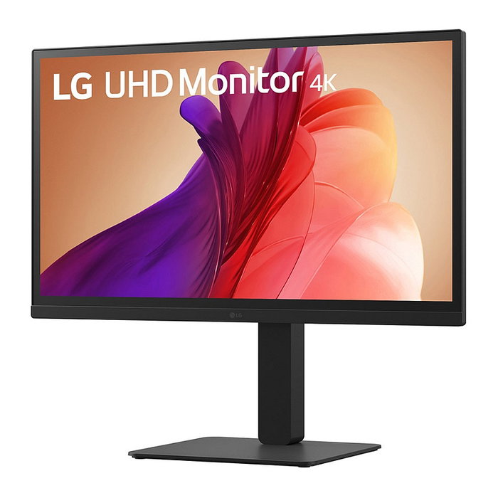 LG 27BA45U-B Monitor 27" 4K UHD IPS 100Hz HDR10 Pivot y Ajuste de Altura, 3840x2160, 5ms, 2xHDMI, DisplayPort, Negro