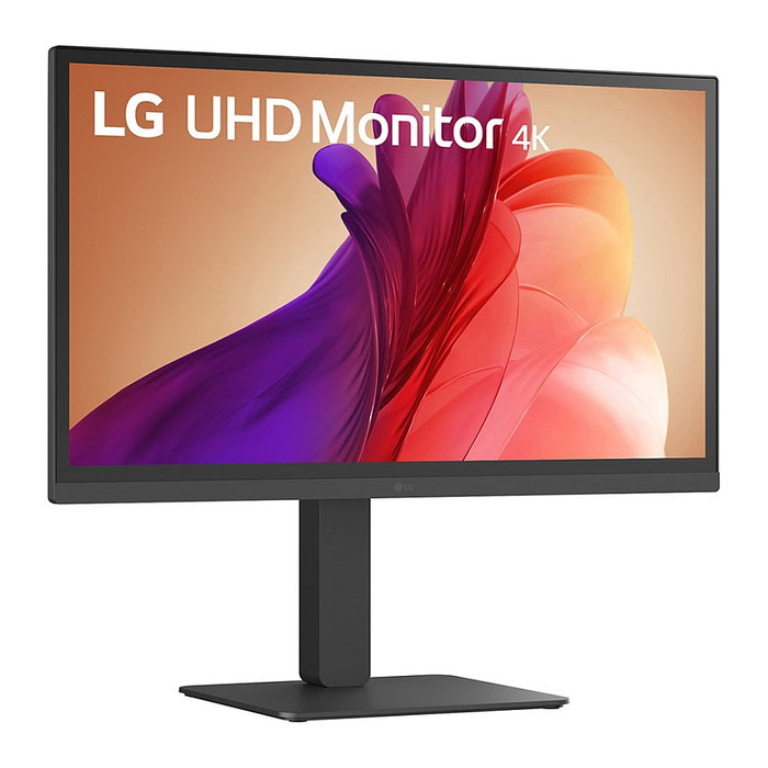 LG 27BA45U-B Monitor 27" 4K UHD IPS 100Hz HDR10 Pivot y Ajuste de Altura, 3840x2160, 5ms, 2xHDMI, DisplayPort, Negro