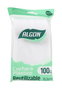 Algon Set de 100 Cucharas Ecológicas Desechables de 16.5 cm - Cubiertos de Plástico Biodegradable (20 Unidades)