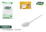 Algon Set de 100 Cucharas Ecológicas Desechables de 16.5 cm - Cubiertos de Plástico Biodegradable (20 Unidades)