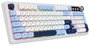 Ajazz AF98 PLUS Teclado Membranoso Inalámbrico Blanco