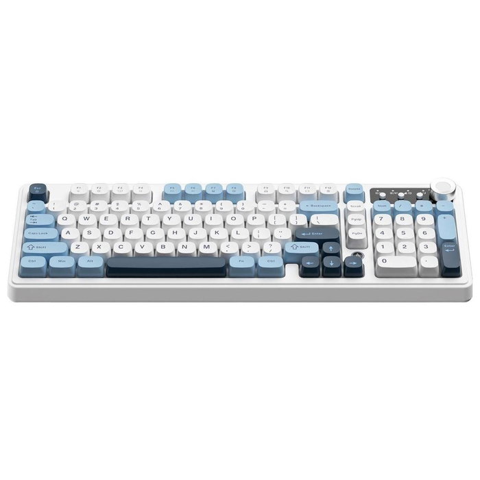 Ajazz AF98 PLUS Teclado Membranoso Inalámbrico Blanco