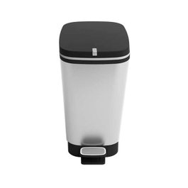 Curver Cubo Chic Bin con pedal M 30-35l metalizado
