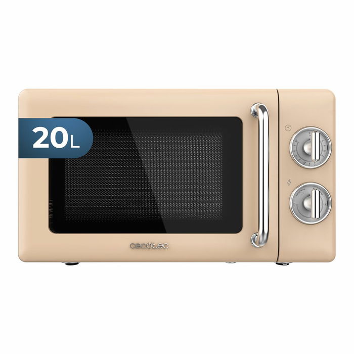 Microondas Cecotec Proclean 3010 Retro Beige 700 W 20 L Microondas Cecotec Proclean 3010 Retro Beige 700 W 20 L
