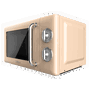 Cecotec ProClean 3010 Microondas Retro Beige 20 L 700 W