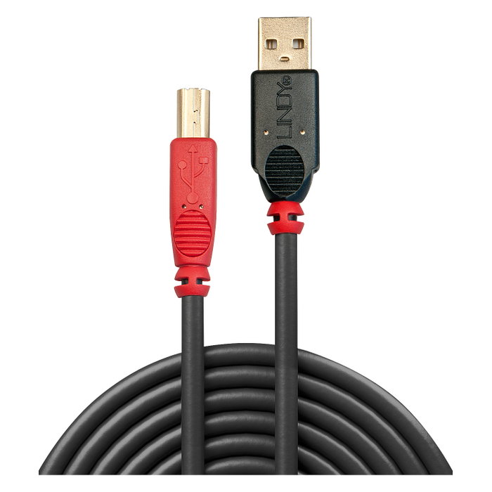 Lindy Cable USB 2.0 Activo Tipo A a B de 10m