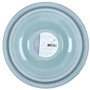 Home Deco Factory - Ensaladera de plástico martilleado, diámetro 25 cm, capacidad 2.8 L, colores azul o gris