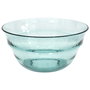 Home Deco Factory - Ensaladera de plástico martilleado, diámetro 25 cm, capacidad 2.8 L, colores azul o gris