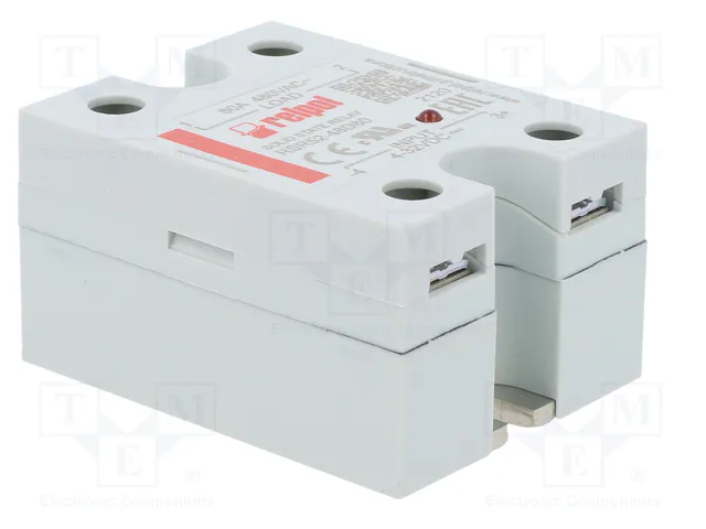 RELPOL RSR52 Relé de semiconductor monofásico 80A 48-530VAC